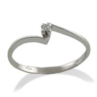 Anello Gemoro Donna in Oro bianco Diamante 0.01 Ct SS610BIA01 - SS610BIA01